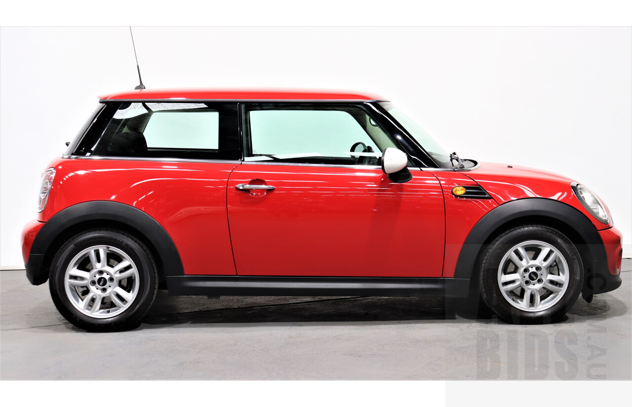 8/2012 Mini Cooper  R56 MY12 2d Hatchback Red 1.6L