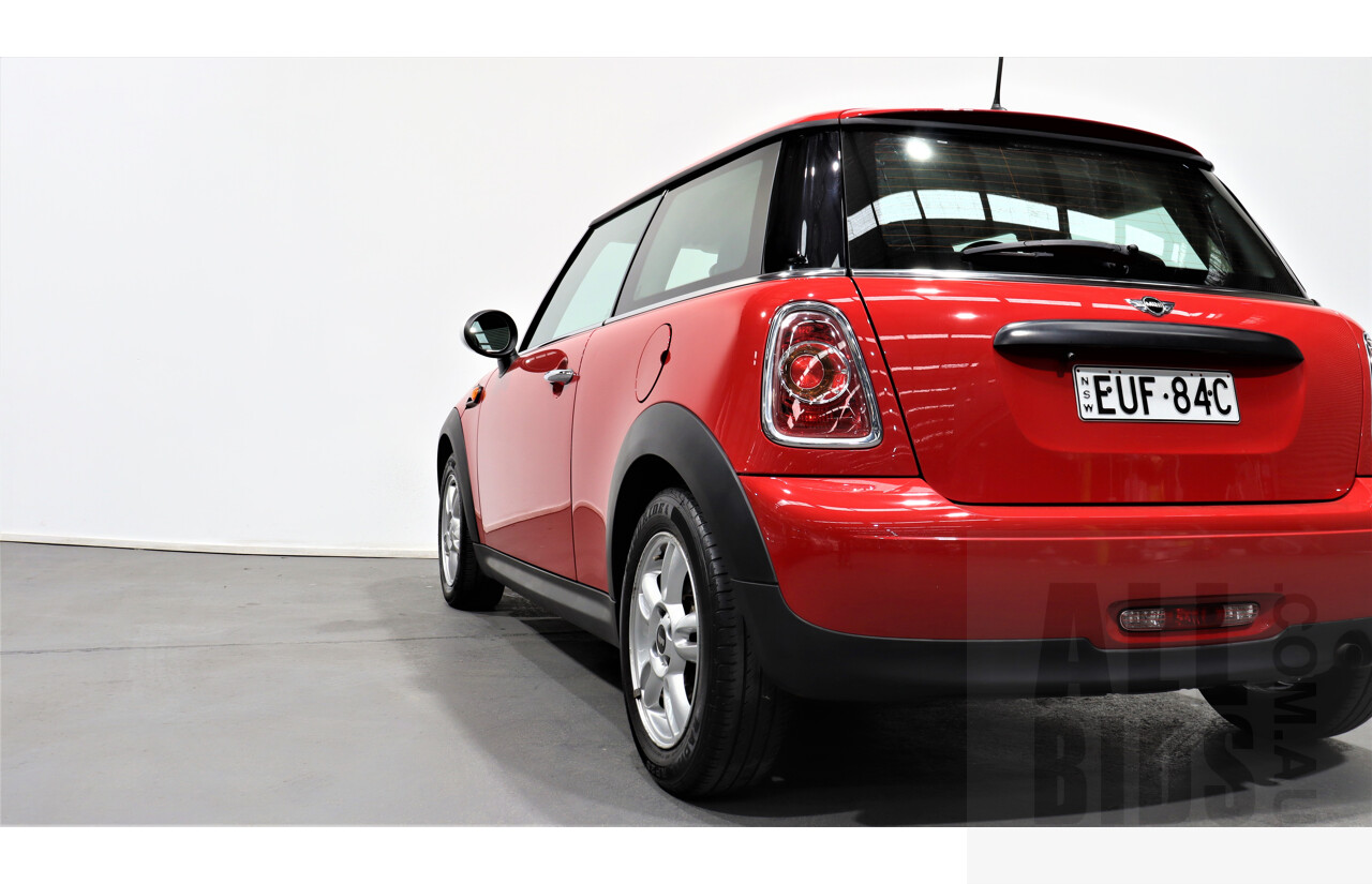 8/2012 Mini Cooper  R56 MY12 2d Hatchback Red 1.6L
