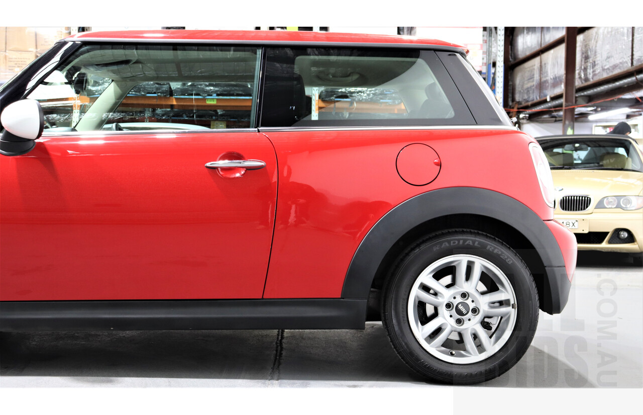8/2012 Mini Cooper  R56 MY12 2d Hatchback Red 1.6L
