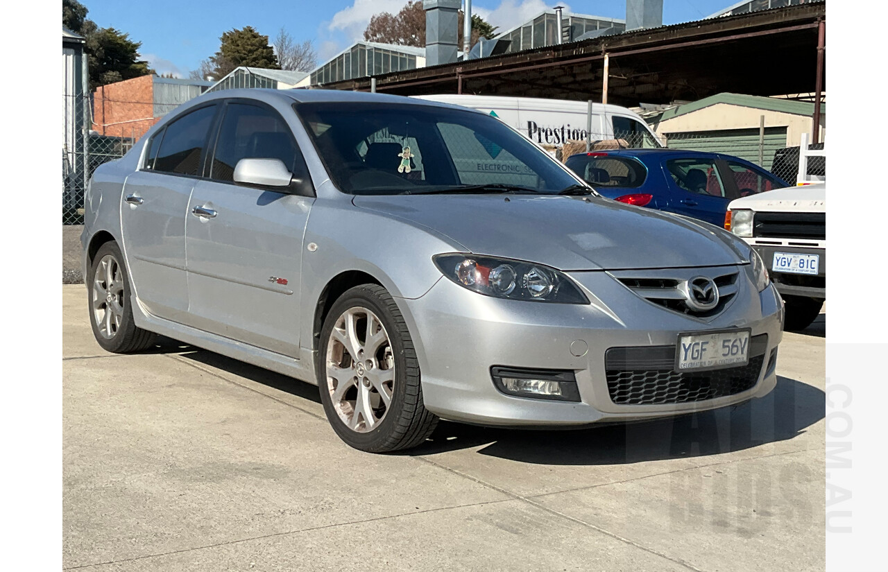 9/2008 Mazda Mazda3 SP23 BK 4d Sedan Silver 2.3L