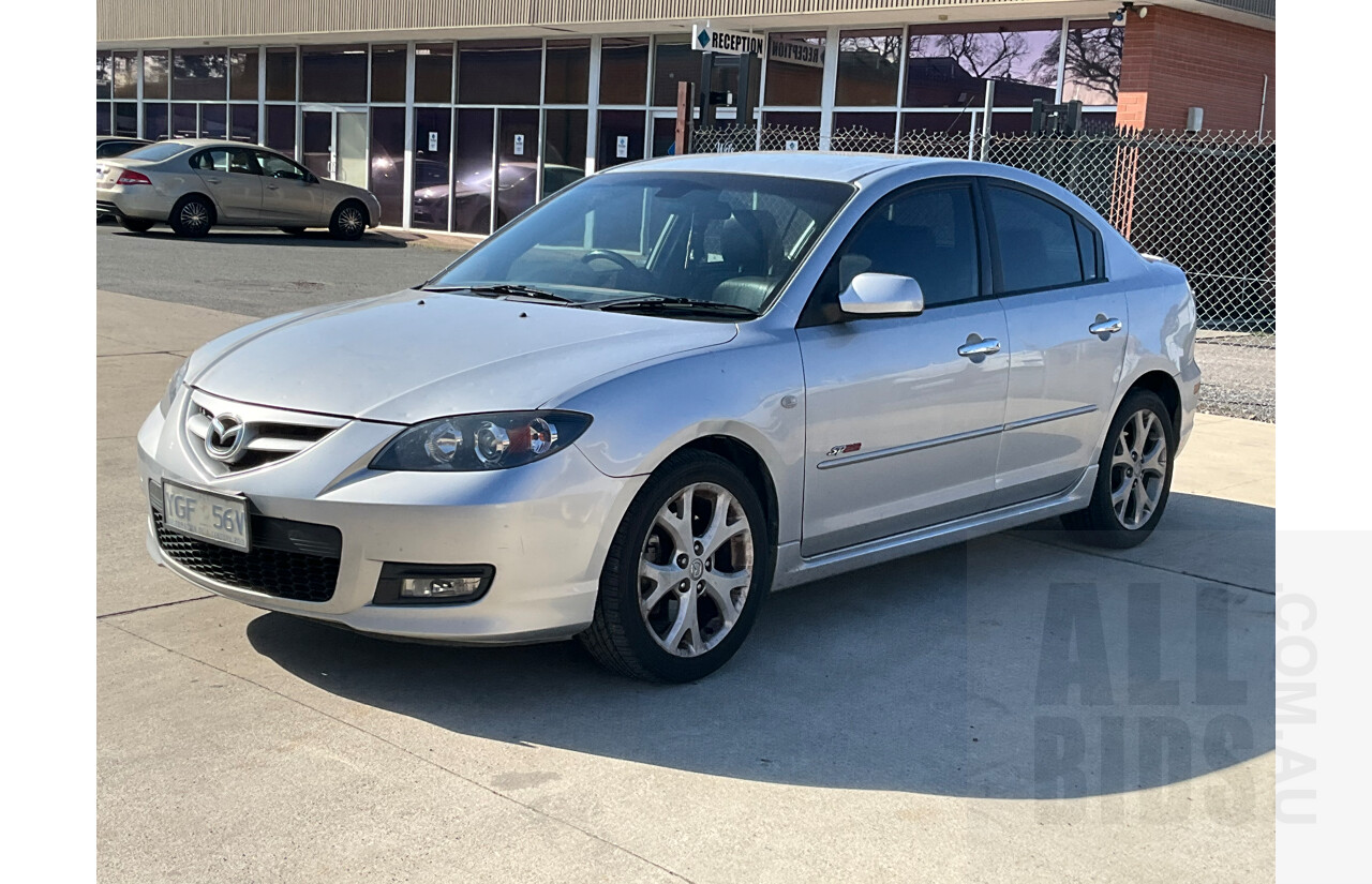9/2008 Mazda Mazda3 SP23 BK 4d Sedan Silver 2.3L