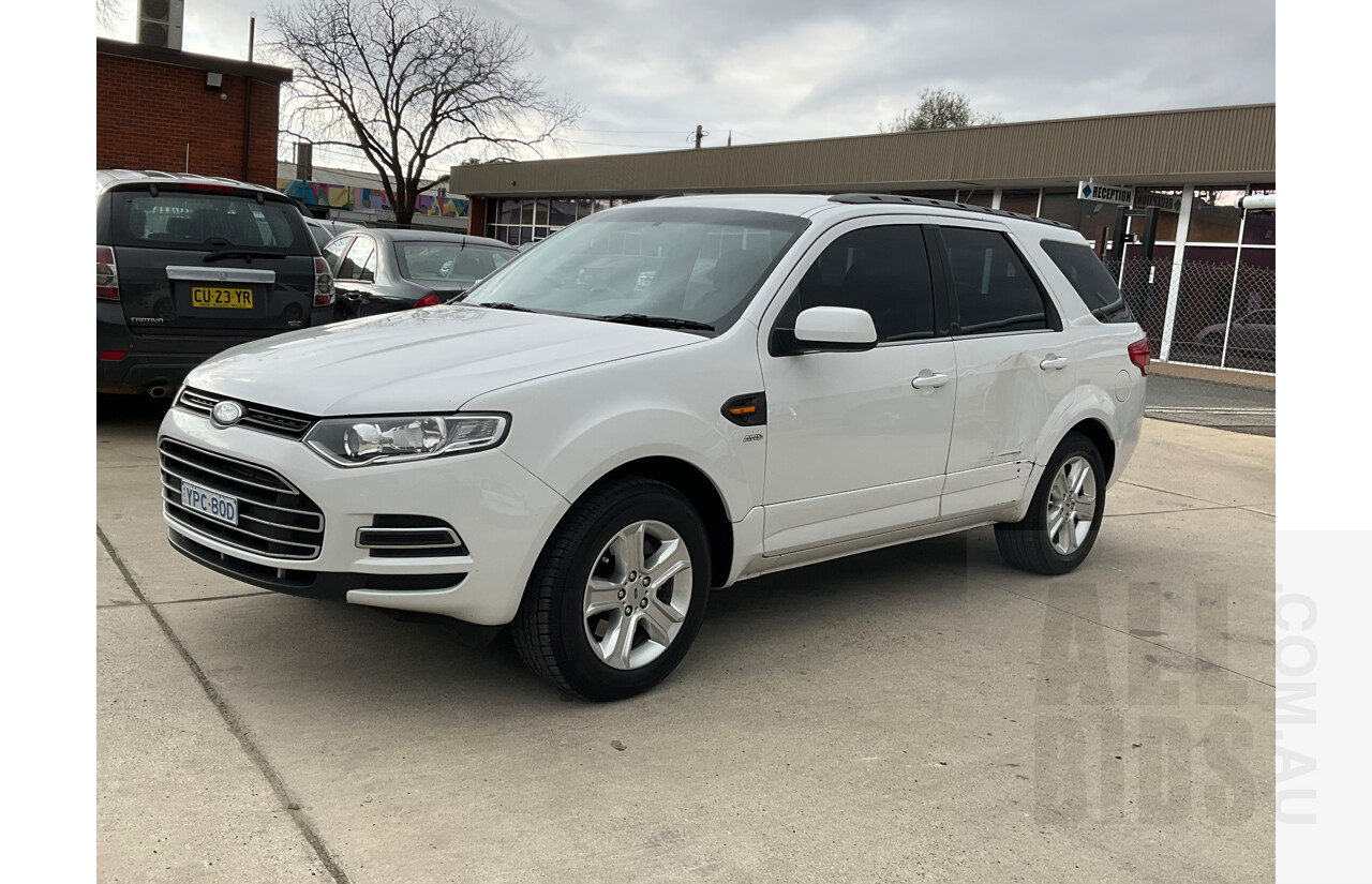 7/2011 Ford Territory TX (4x4) SZ 4d Wagon White 2.7L