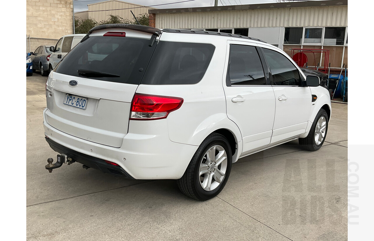 7/2011 Ford Territory TX (4x4) SZ 4d Wagon White 2.7L