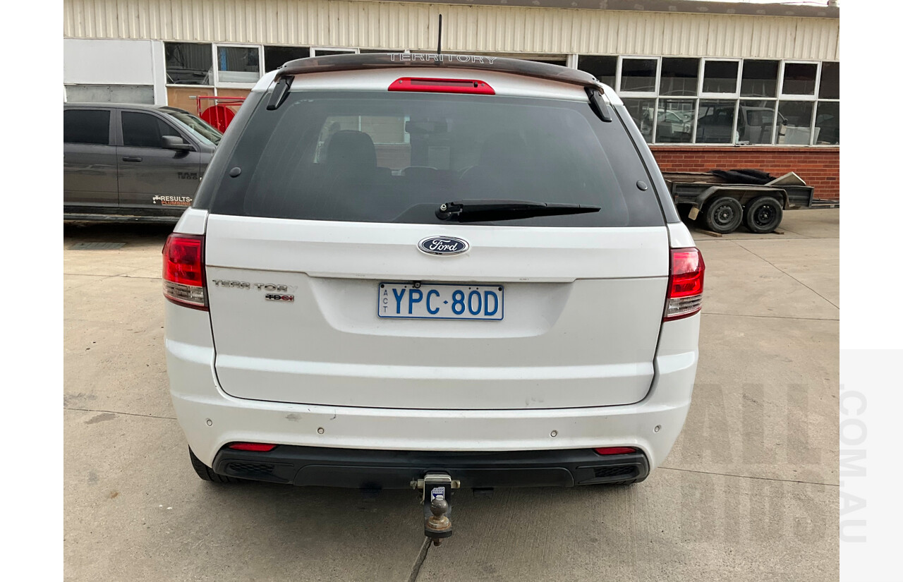 7/2011 Ford Territory TX (4x4) SZ 4d Wagon White 2.7L