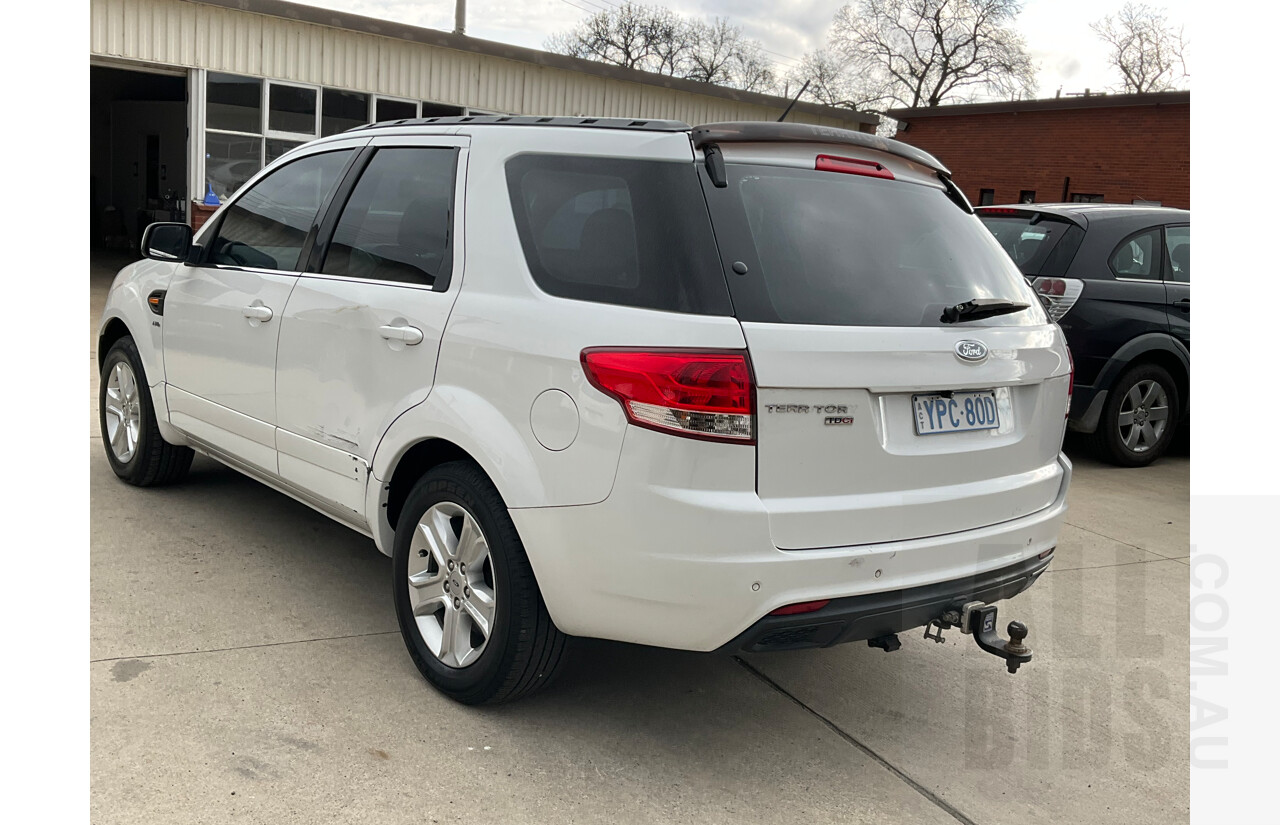 7/2011 Ford Territory TX (4x4) SZ 4d Wagon White 2.7L