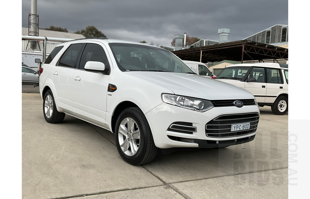 7/2011 Ford Territory TX (4x4) SZ 4d Wagon White 2.7L