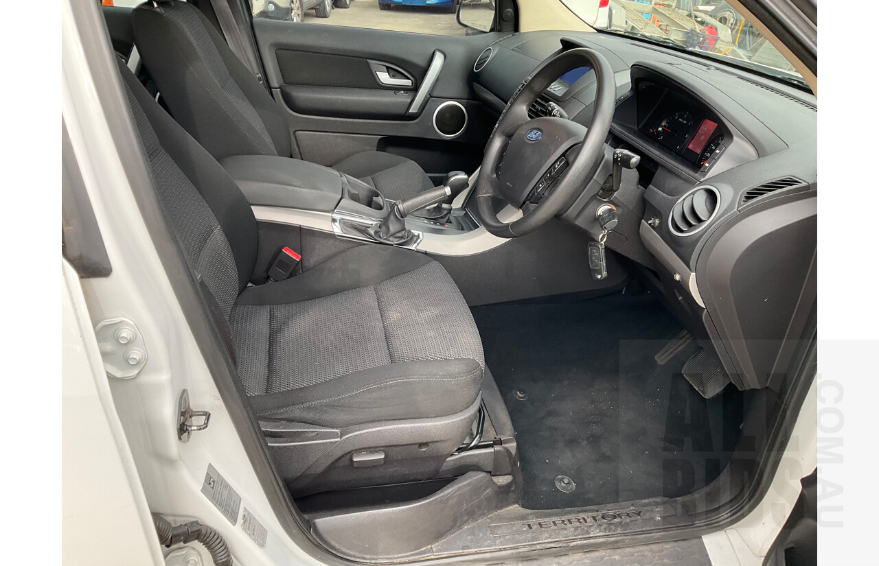 7/2011 Ford Territory TX (4x4) SZ 4d Wagon White 2.7L