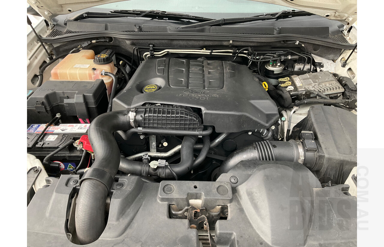 7/2011 Ford Territory TX (4x4) SZ 4d Wagon White 2.7L