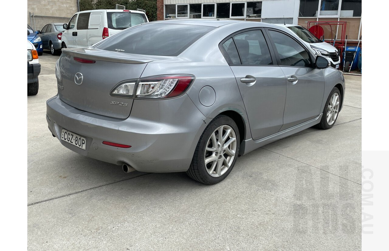 11/2011 Mazda Mazda3 SP25 BL 11 UPGRADE 4d Sedan Silver 2.5L