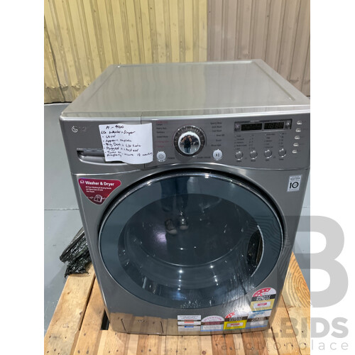 15kg/7.5kg (WD12595FD6) Front Load Washer Dryer Combo With TrueSteam - Orp $3499.00