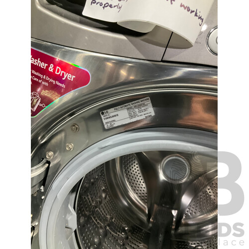 15kg/7.5kg (WD12595FD6) Front Load Washer Dryer Combo With TrueSteam - Orp $3499.00