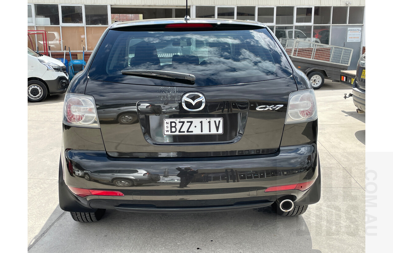 2/2011 Mazda Cx-7 Classic (fwd) ER MY10 4d Wagon Black 2.5L