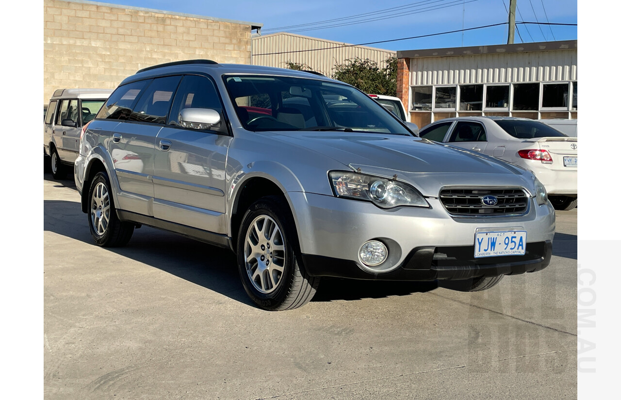 6/2004 Subaru Outback 2.5i MY04 4d Wagon Silver 2.5L