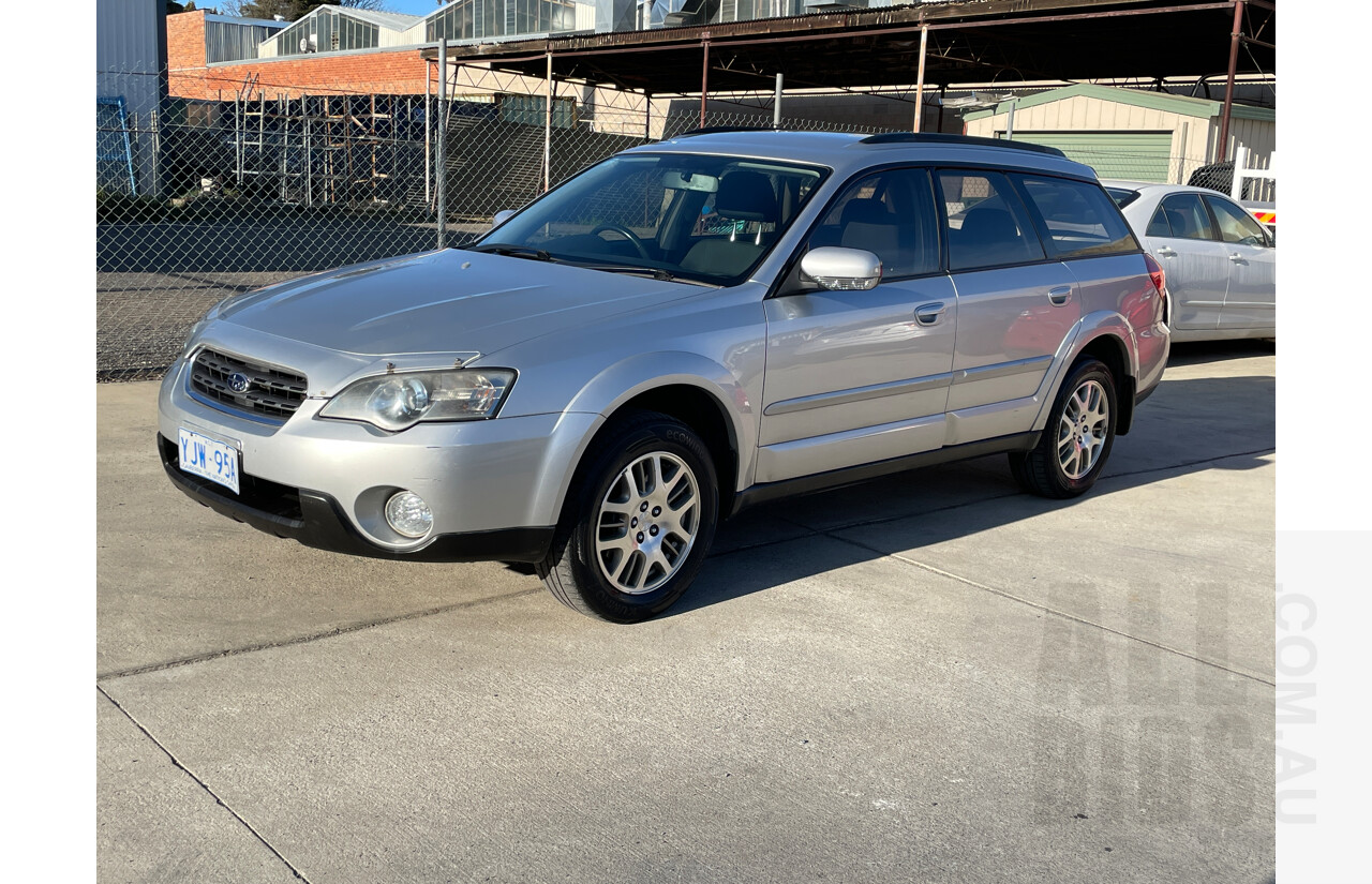 6/2004 Subaru Outback 2.5i MY04 4d Wagon Silver 2.5L