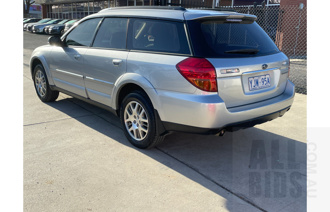 6/2004 Subaru Outback 2.5i MY04 4d Wagon Silver 2.5L