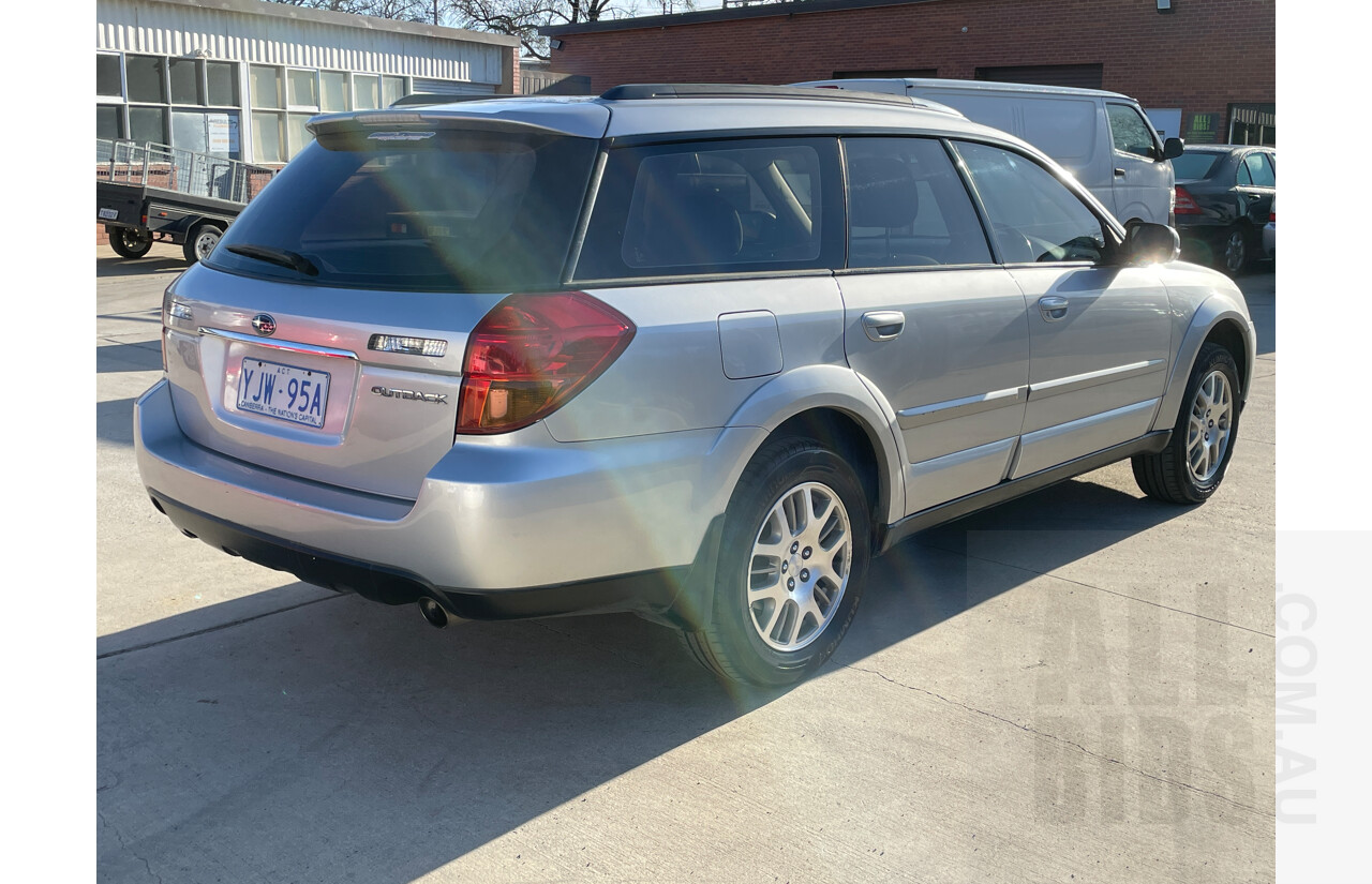 6/2004 Subaru Outback 2.5i MY04 4d Wagon Silver 2.5L