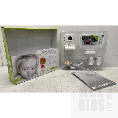 Uniden 4.3 Digital Wireless Baby Video Monitor BW 3101 - New