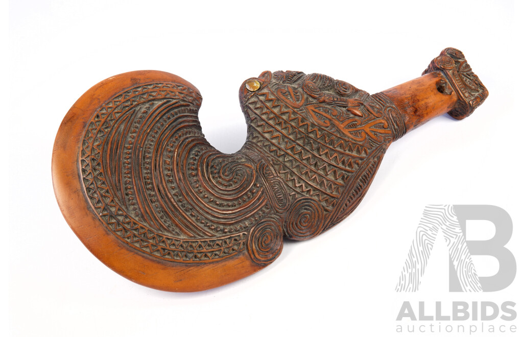 Cast Resin New Zealand Maori Patu Patu Club