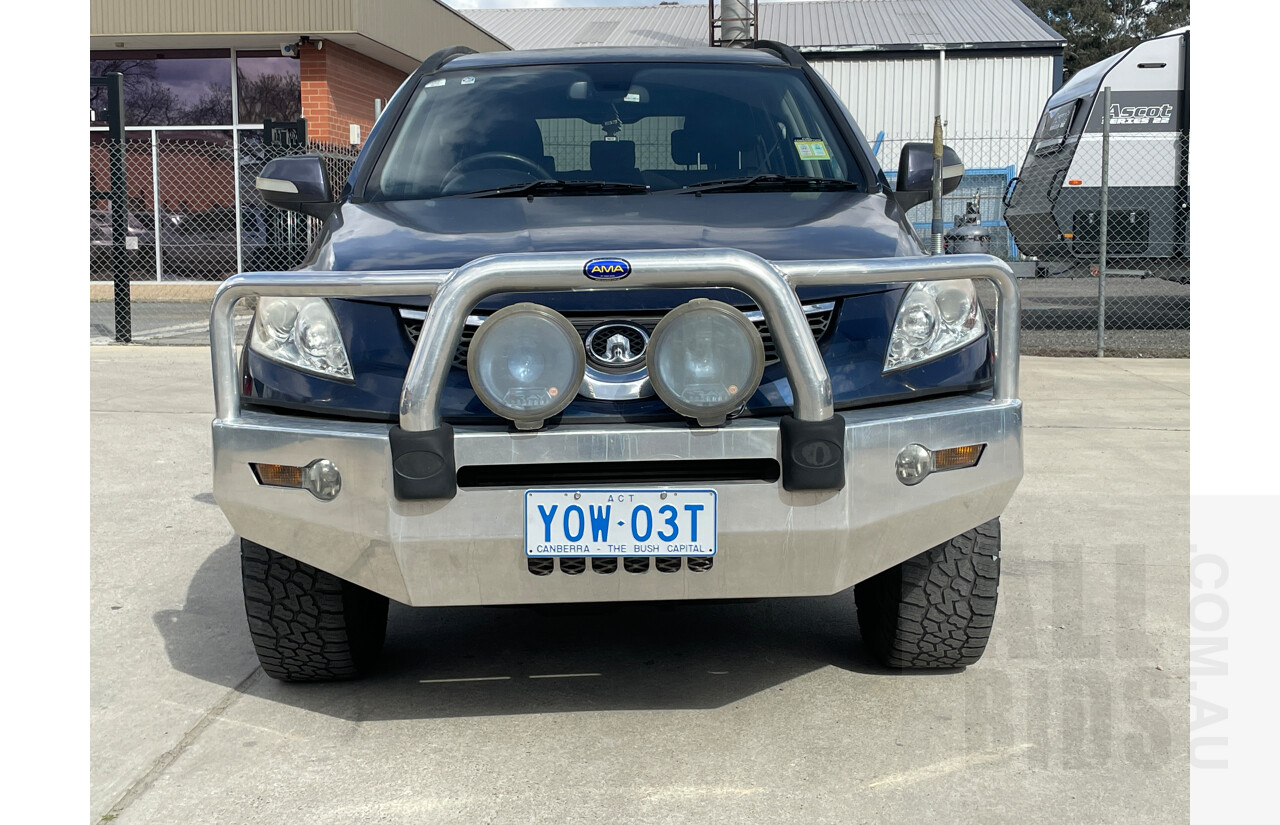 8/2012 Great Wall X200 (4x4) CC6461KY MY11 4d Wagon Blue 2.0L