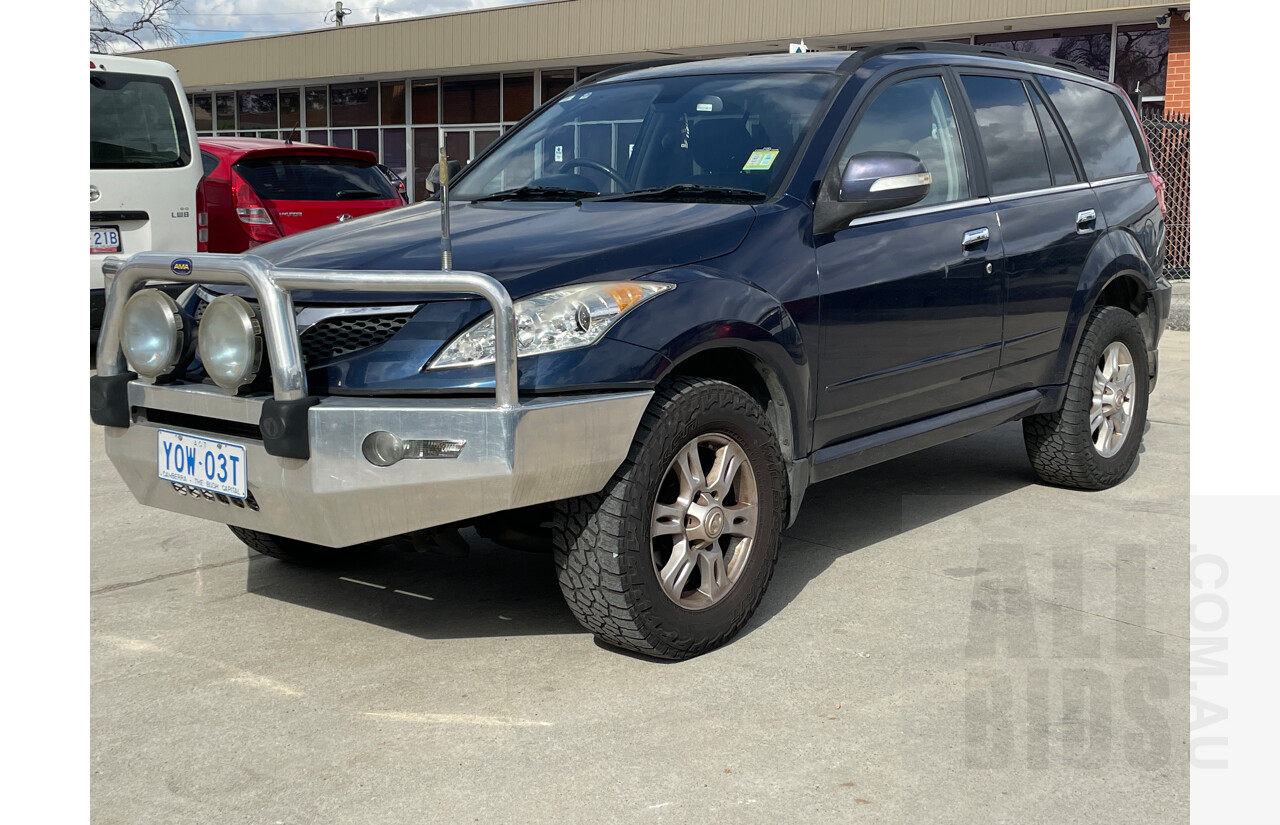 8/2012 Great Wall X200 (4x4) CC6461KY MY11 4d Wagon Blue 2.0L