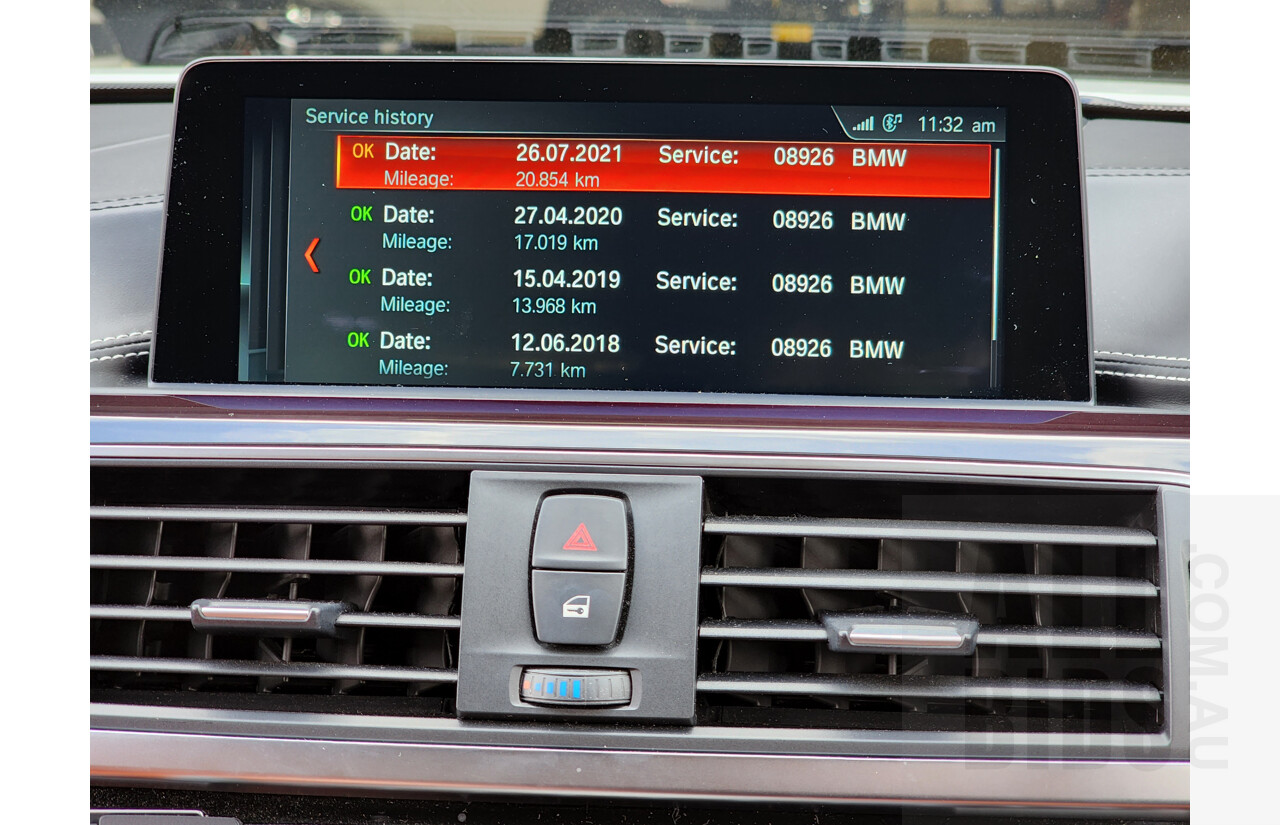 6/2017 BMW 430i Luxury Line Individual F32 MY15 2d Coupe Pearl White 2.0L Turbo