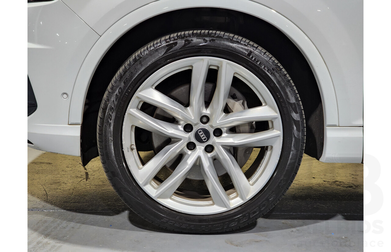 11/2015 Audi Q7 3.0 S-Line Package TDI Quattro 4M 4d Wagon White 3.0L Turbo Diesel - 7 Seater
