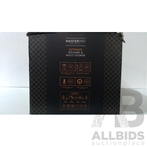 Masterpro ((MPSTEAMMULTI) Ultimate Steamer & Multi Cooker - ORP $299.95