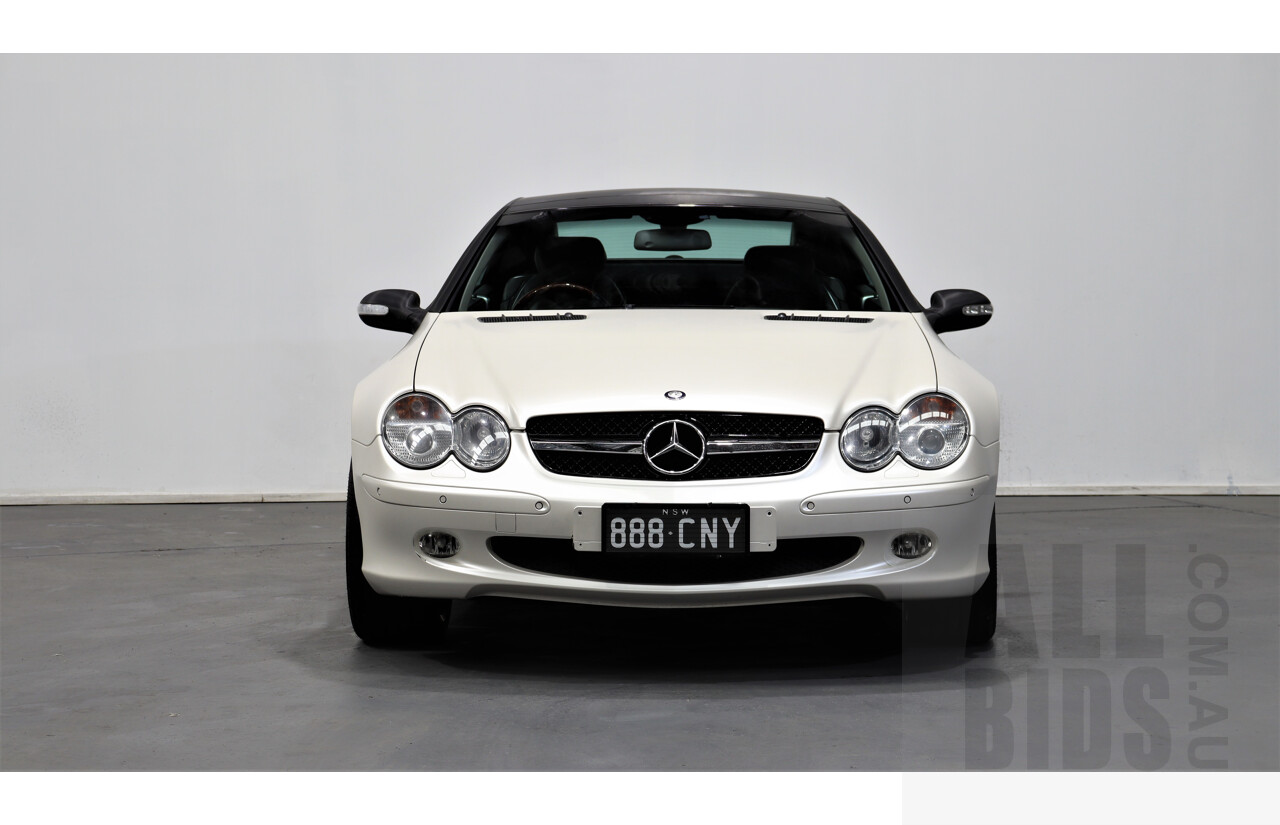 6/2003 Mercedes-Benz Sl500  R230 2d Convertible White 5.0L