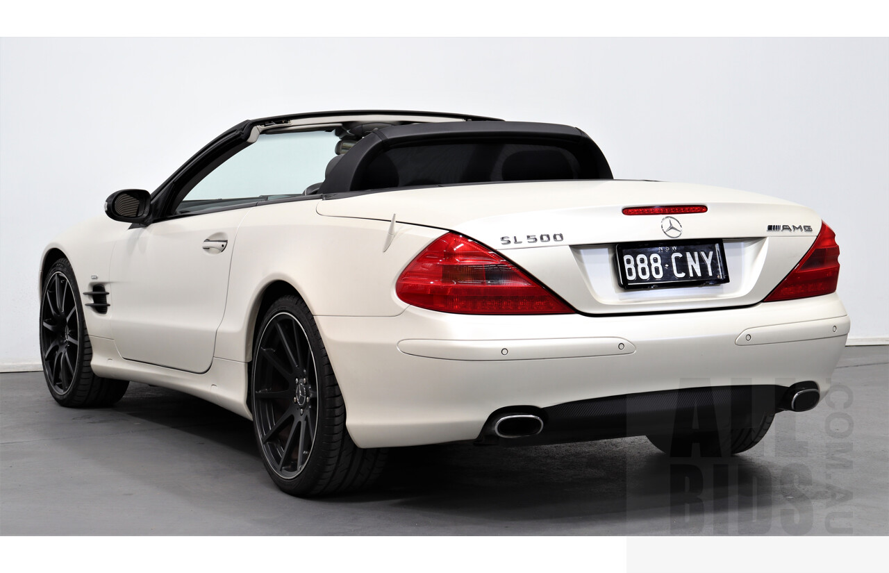 6/2003 Mercedes-Benz Sl500  R230 2d Convertible White 5.0L