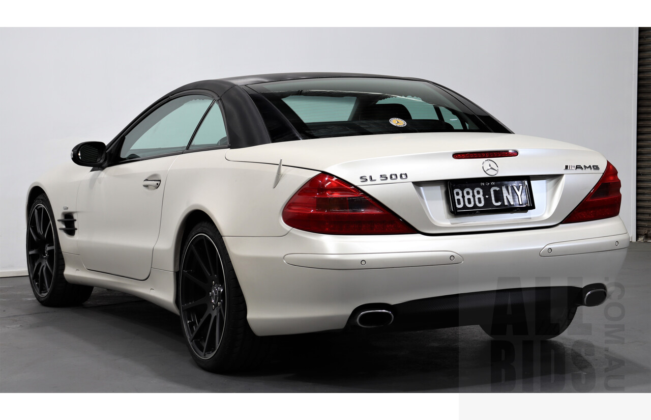 6/2003 Mercedes-Benz Sl500  R230 2d Convertible White 5.0L