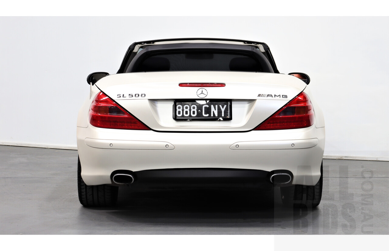 6/2003 Mercedes-Benz Sl500  R230 2d Convertible White 5.0L