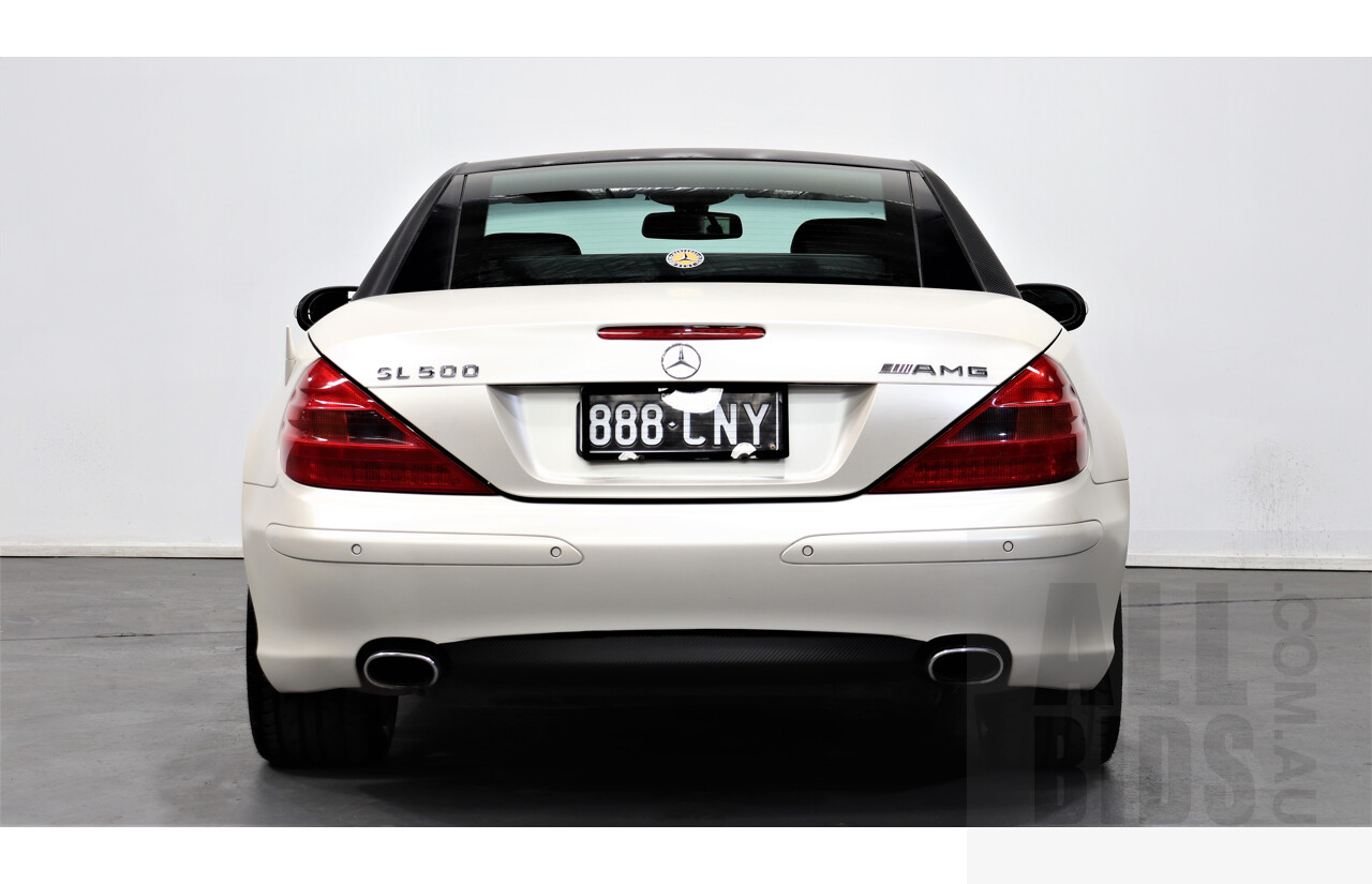 6/2003 Mercedes-Benz Sl500  R230 2d Convertible White 5.0L