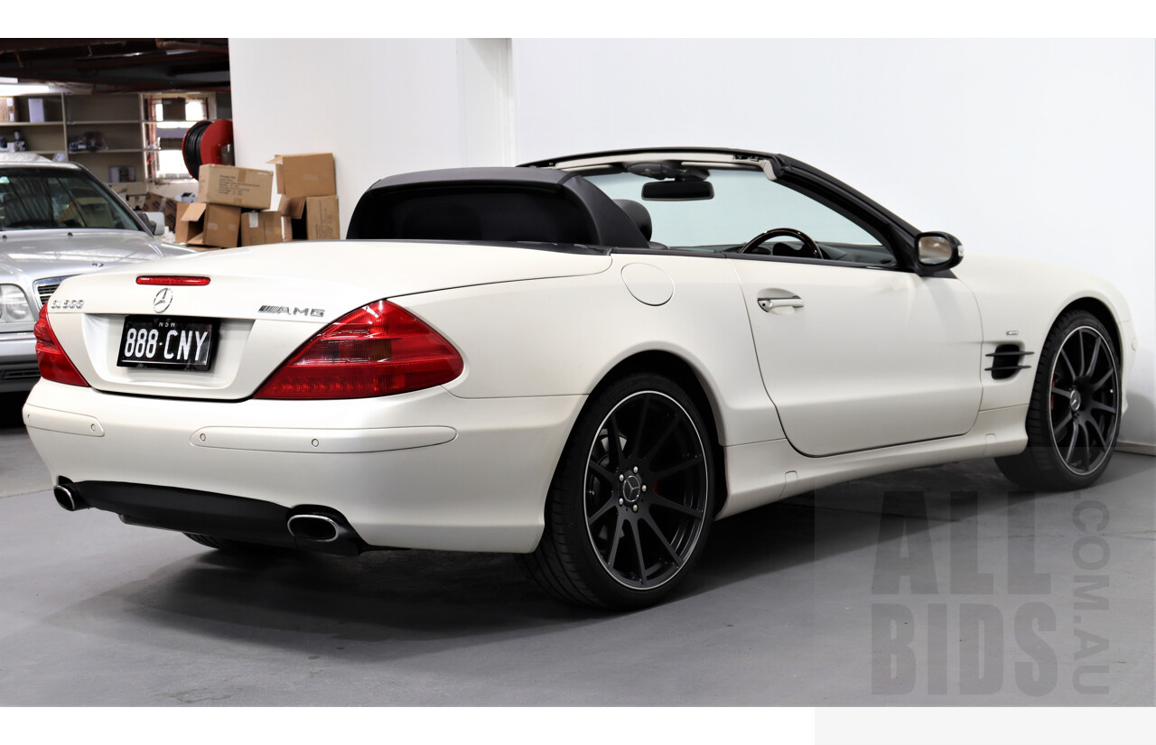 6/2003 Mercedes-Benz Sl500  R230 2d Convertible White 5.0L