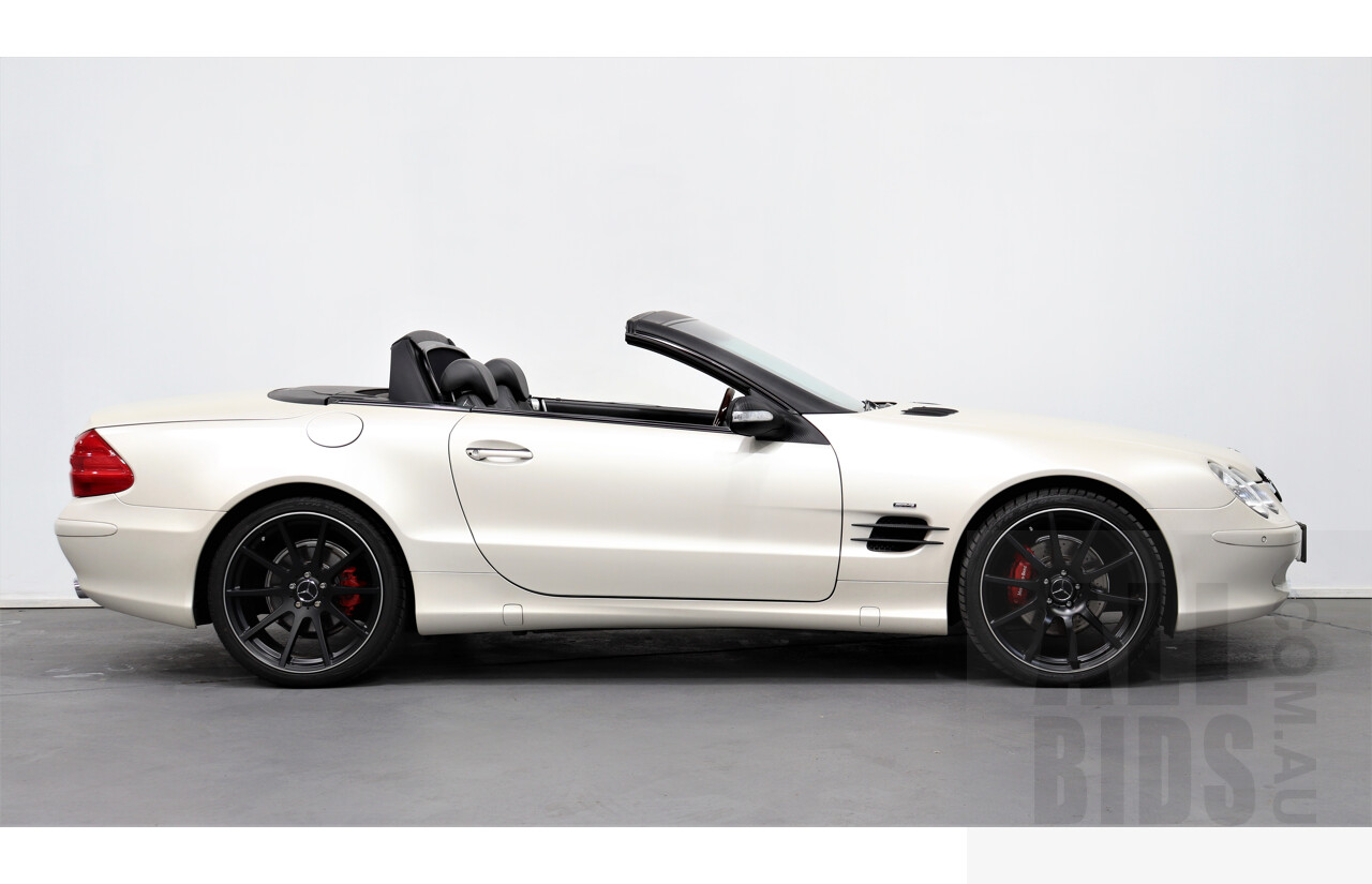 6/2003 Mercedes-Benz Sl500  R230 2d Convertible White 5.0L