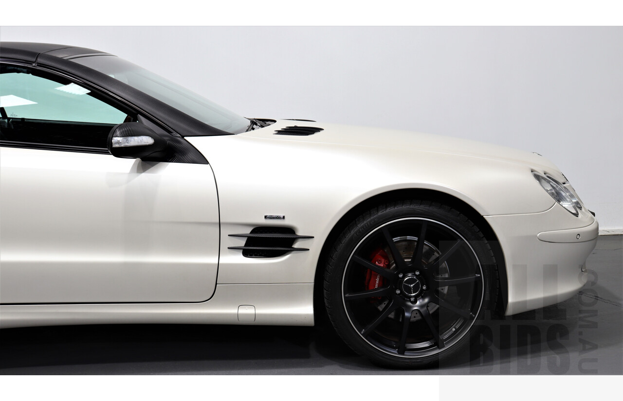 6/2003 Mercedes-Benz Sl500  R230 2d Convertible White 5.0L