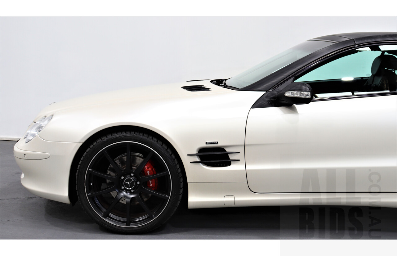 6/2003 Mercedes-Benz Sl500  R230 2d Convertible White 5.0L