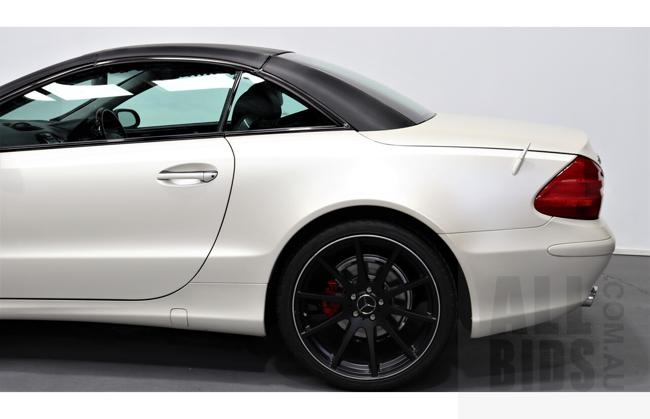 6/2003 Mercedes-Benz Sl500  R230 2d Convertible White 5.0L