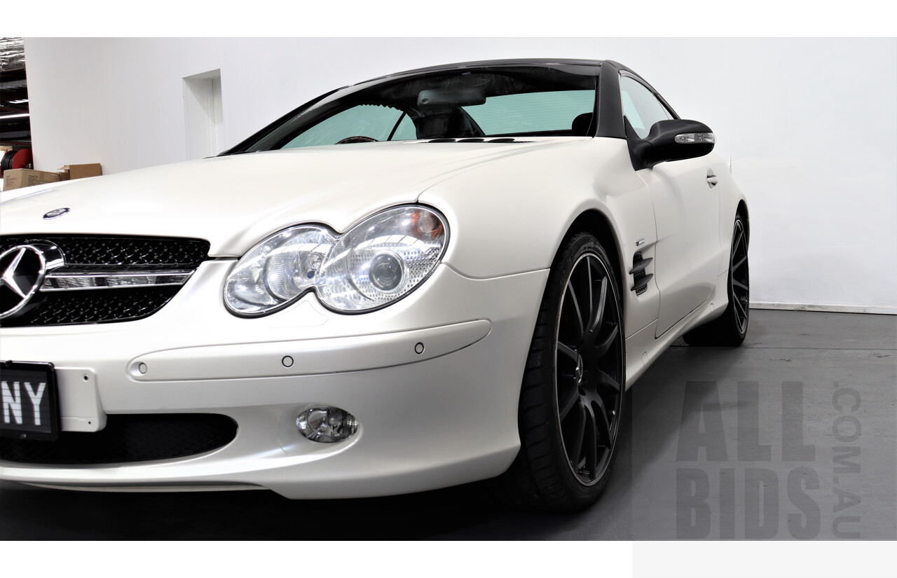 6/2003 Mercedes-Benz Sl500  R230 2d Convertible White 5.0L