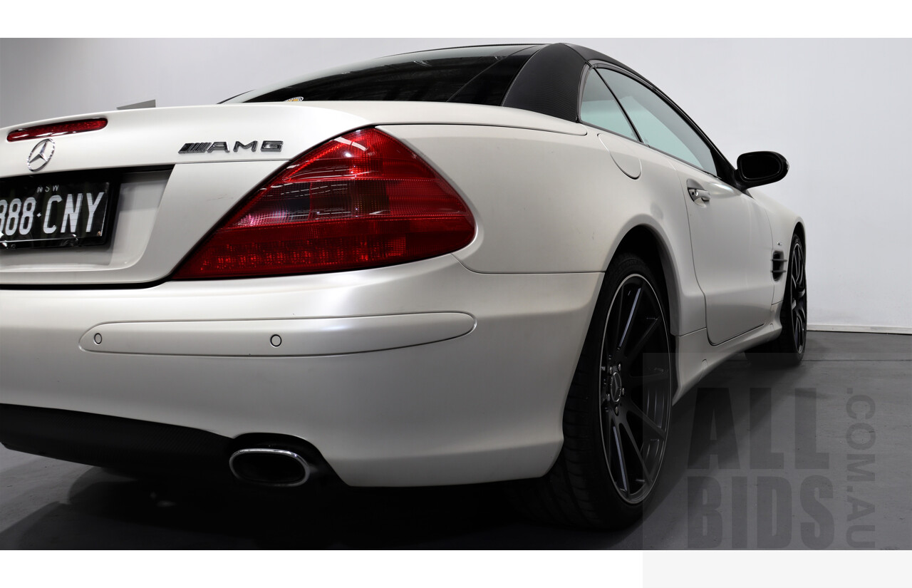 6/2003 Mercedes-Benz Sl500  R230 2d Convertible White 5.0L