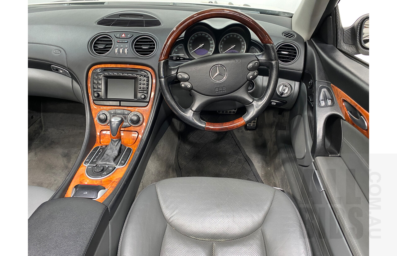 6/2003 Mercedes-Benz Sl500  R230 2d Convertible White 5.0L