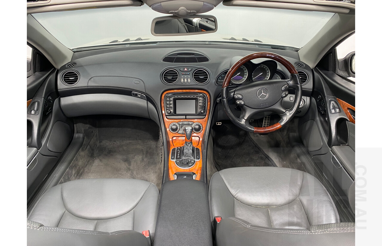 6/2003 Mercedes-Benz Sl500  R230 2d Convertible White 5.0L