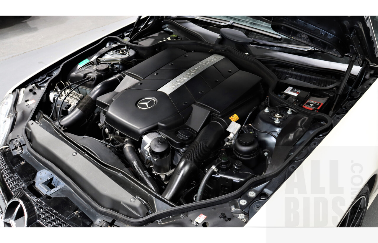 6/2003 Mercedes-Benz Sl500  R230 2d Convertible White 5.0L