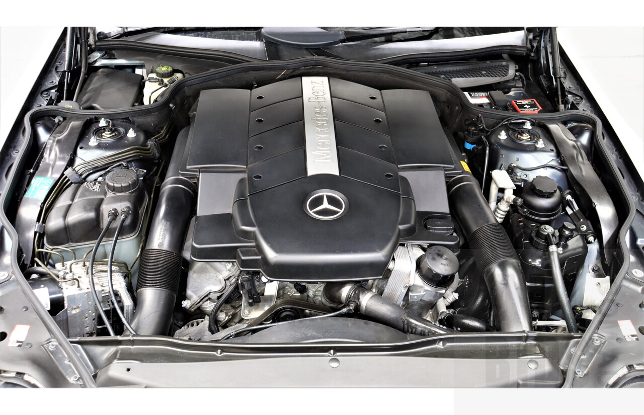 6/2003 Mercedes-Benz Sl500  R230 2d Convertible White 5.0L