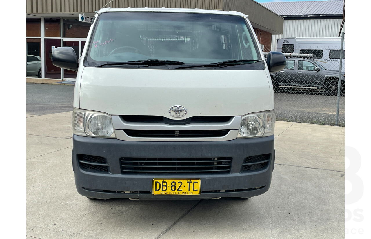 3/2008 Toyota Hiace LWB TRH201R MY07 UPGRADE 4d Van White 2.7L
