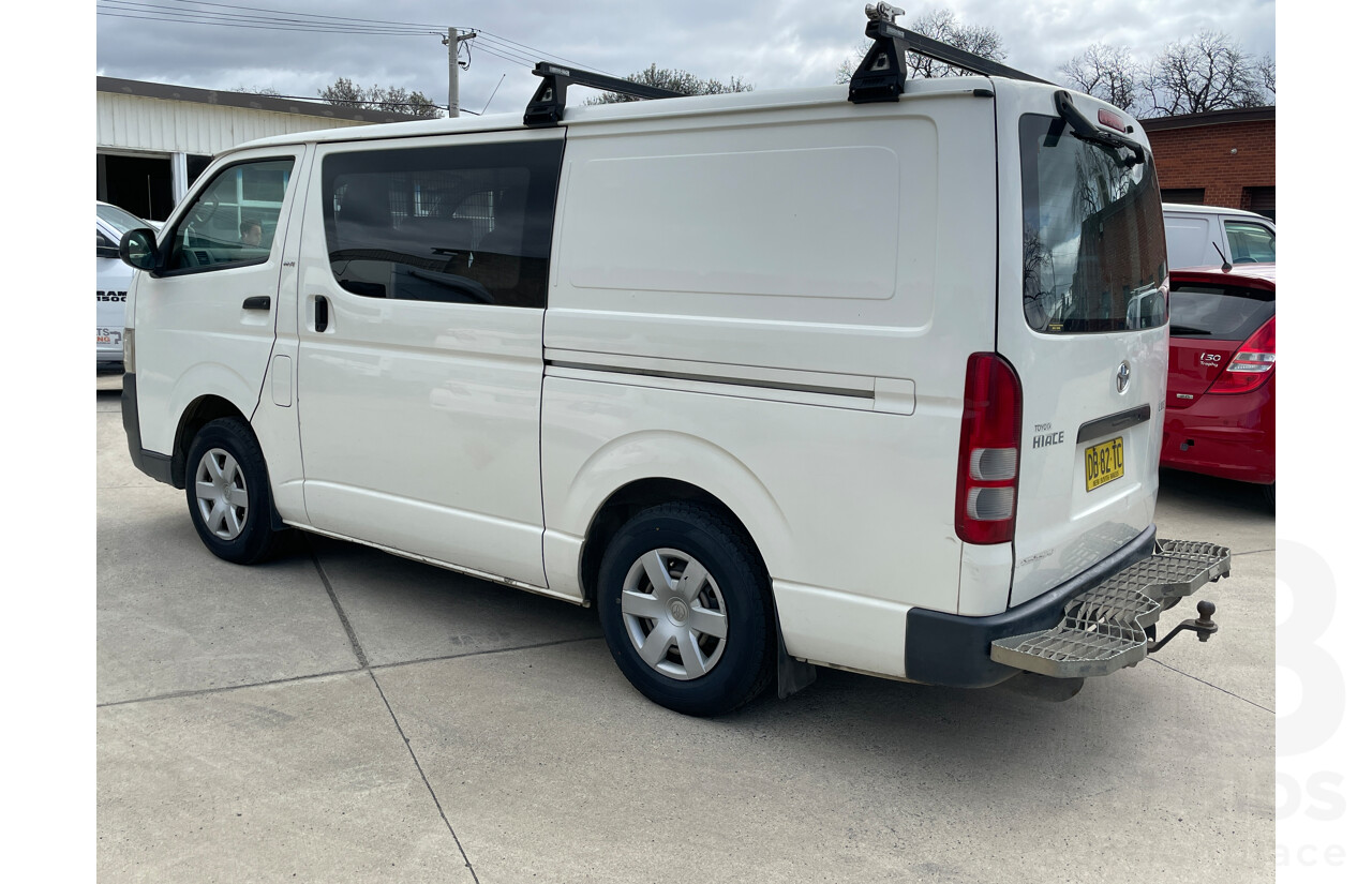 3/2008 Toyota Hiace LWB TRH201R MY07 UPGRADE 4d Van White 2.7L