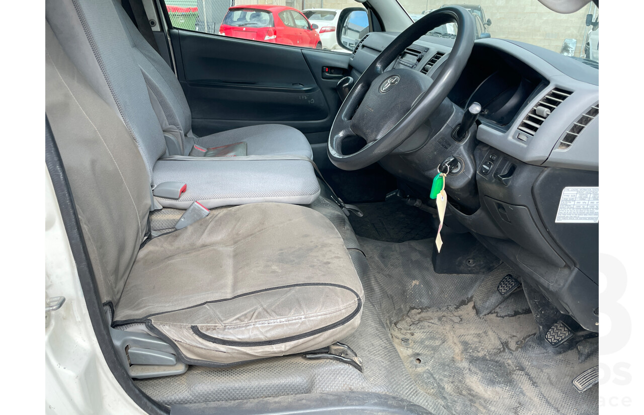 3/2008 Toyota Hiace LWB TRH201R MY07 UPGRADE 4d Van White 2.7L