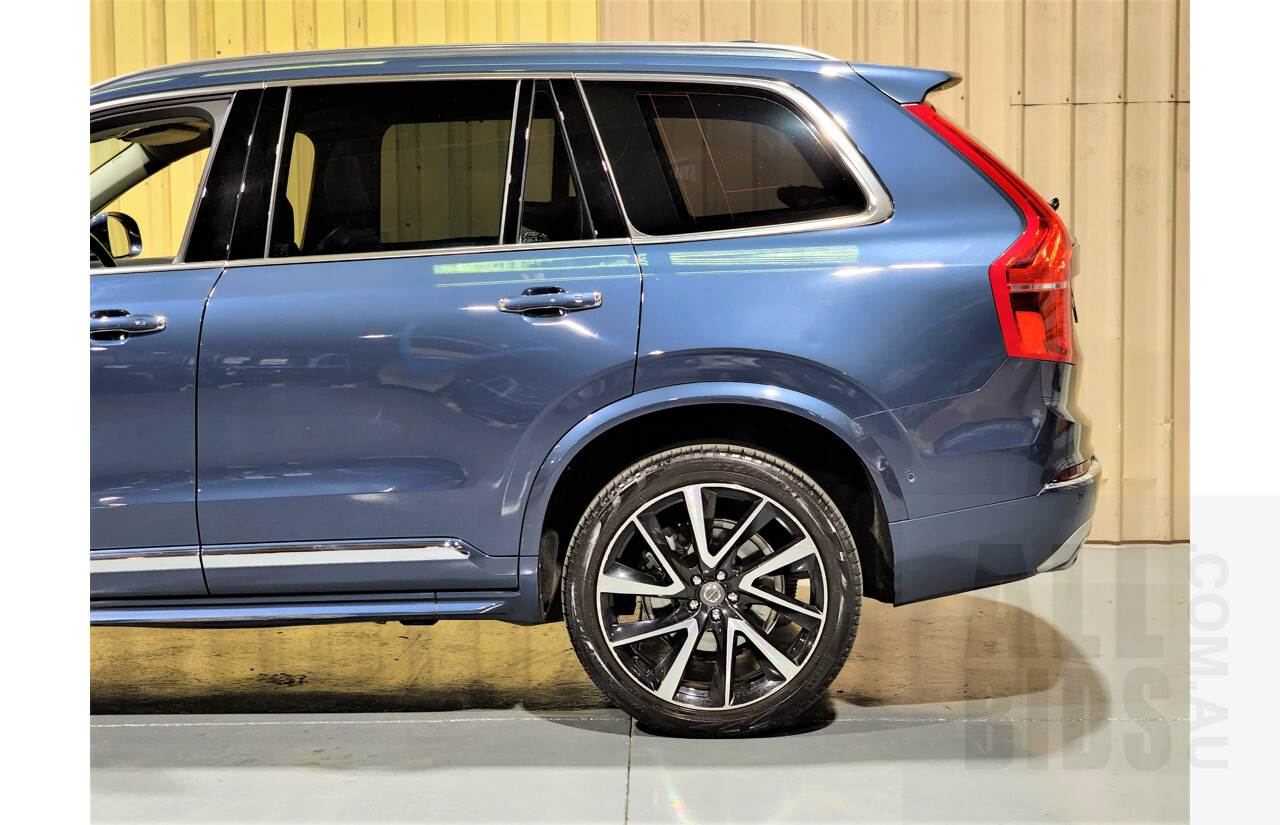 12/2017 Volvo XC90 T6 2.0 Inscription 256 MY18 4d Wagon Blue 2.0L Turbo - 7 Seater