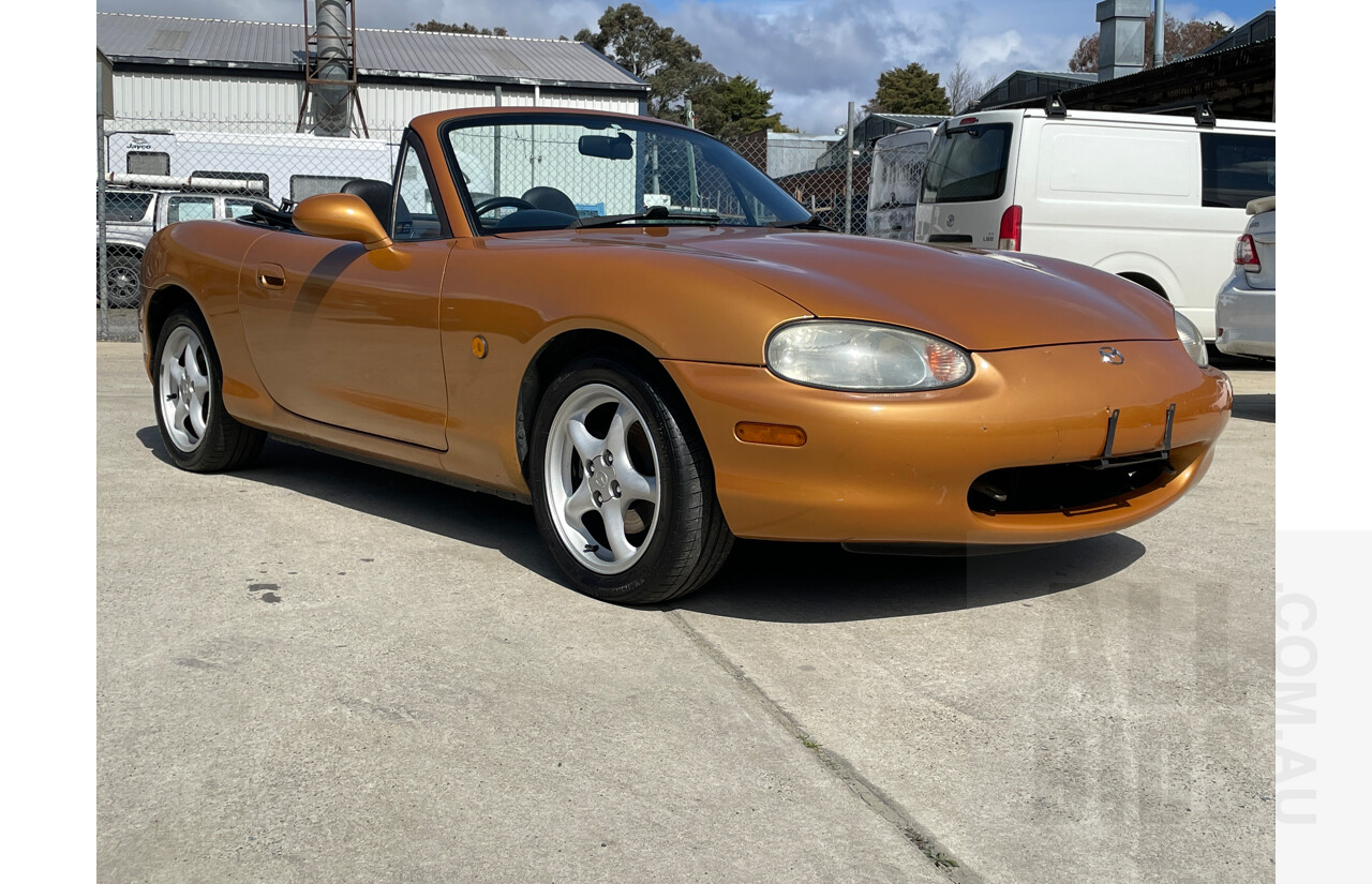 2/1999 Mazda Mx-5  NB 2d Convertible Orange 1.8L