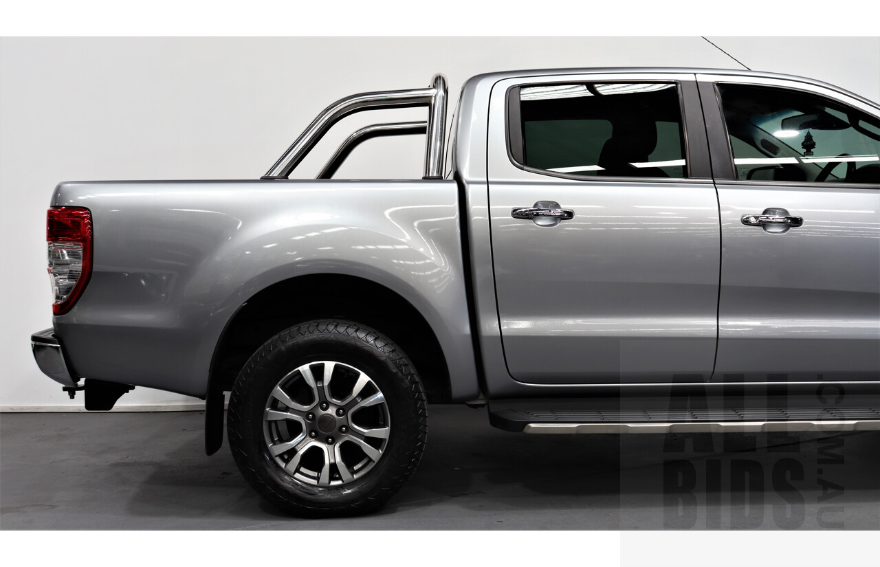 6/2016 Ford Ranger XLT 3.2 (4x4) PX Dual Cab Utility Silver 3.2L
