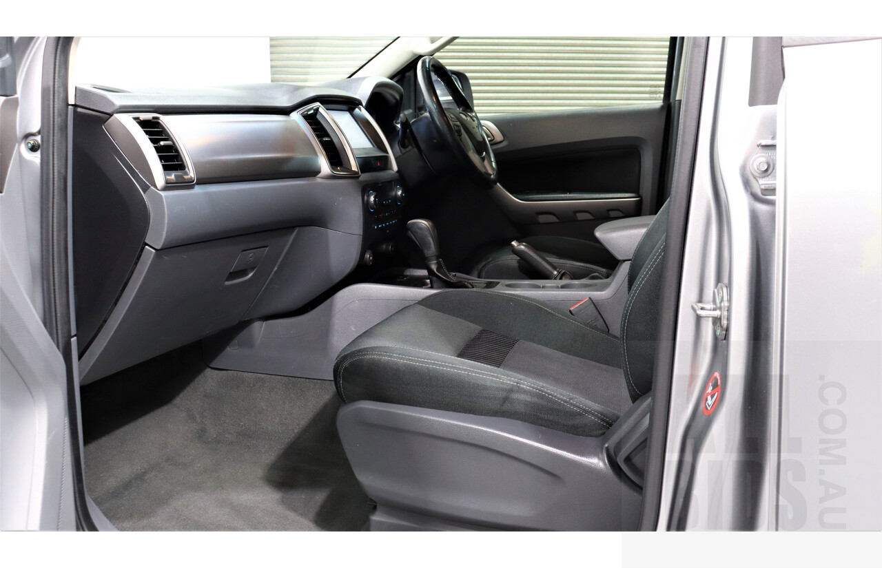 6/2016 Ford Ranger XLT 3.2 (4x4) PX Dual Cab Utility Silver 3.2L